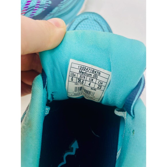 Brooks Glycerin 15 Teal Navy Blue Women's Running Shoe Sneaker Size 6 - Picture 6 of 6